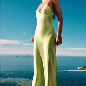 Zara Vibrant Lime Dress